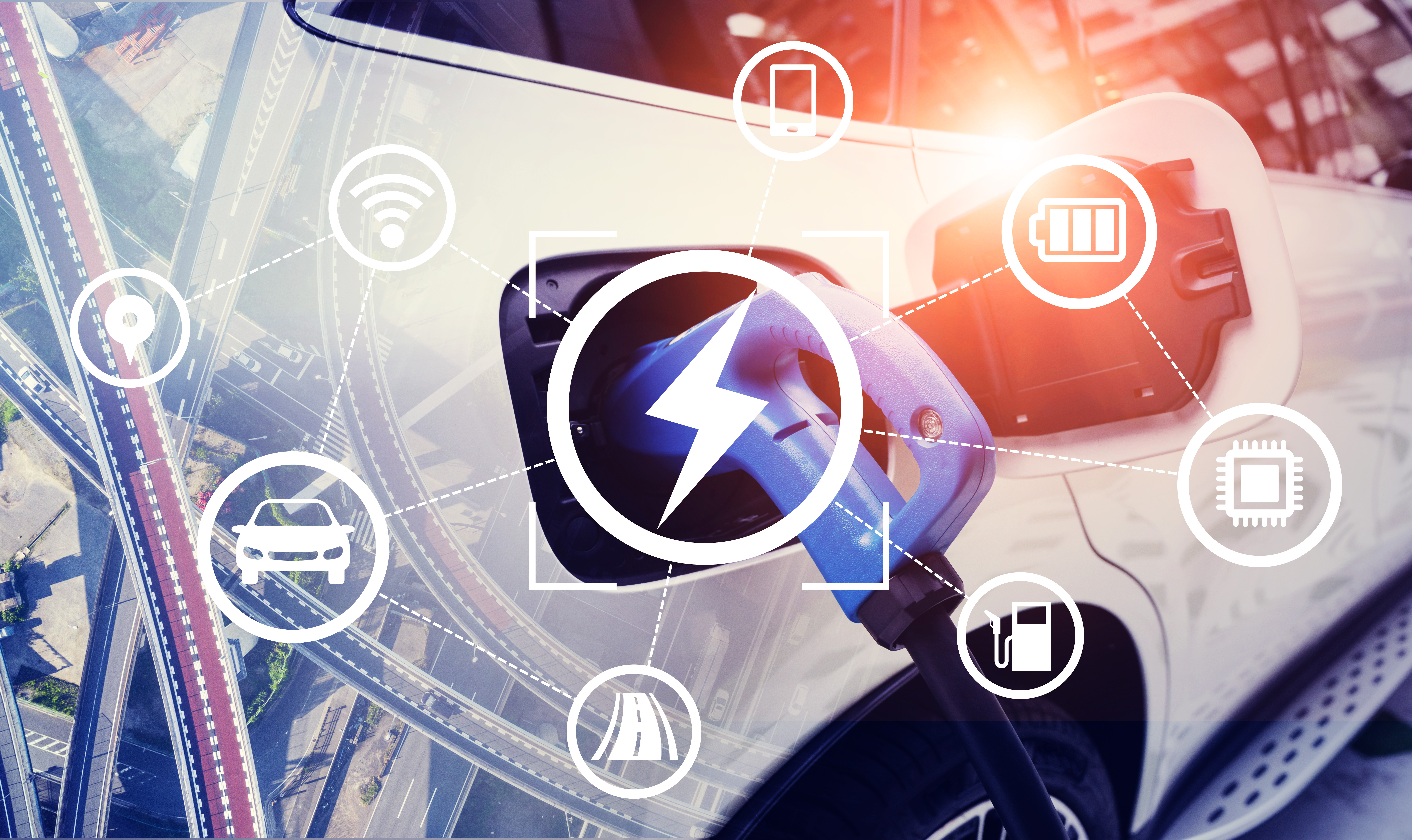 Charge station of an electric vehicle. Automotive technology.; Shutterstock ID 1626280297; purchase_order: ; job: 11797809; client: Hertz US; other: Anastasiia