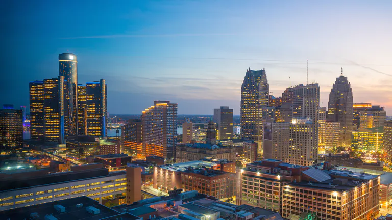detroit skyline