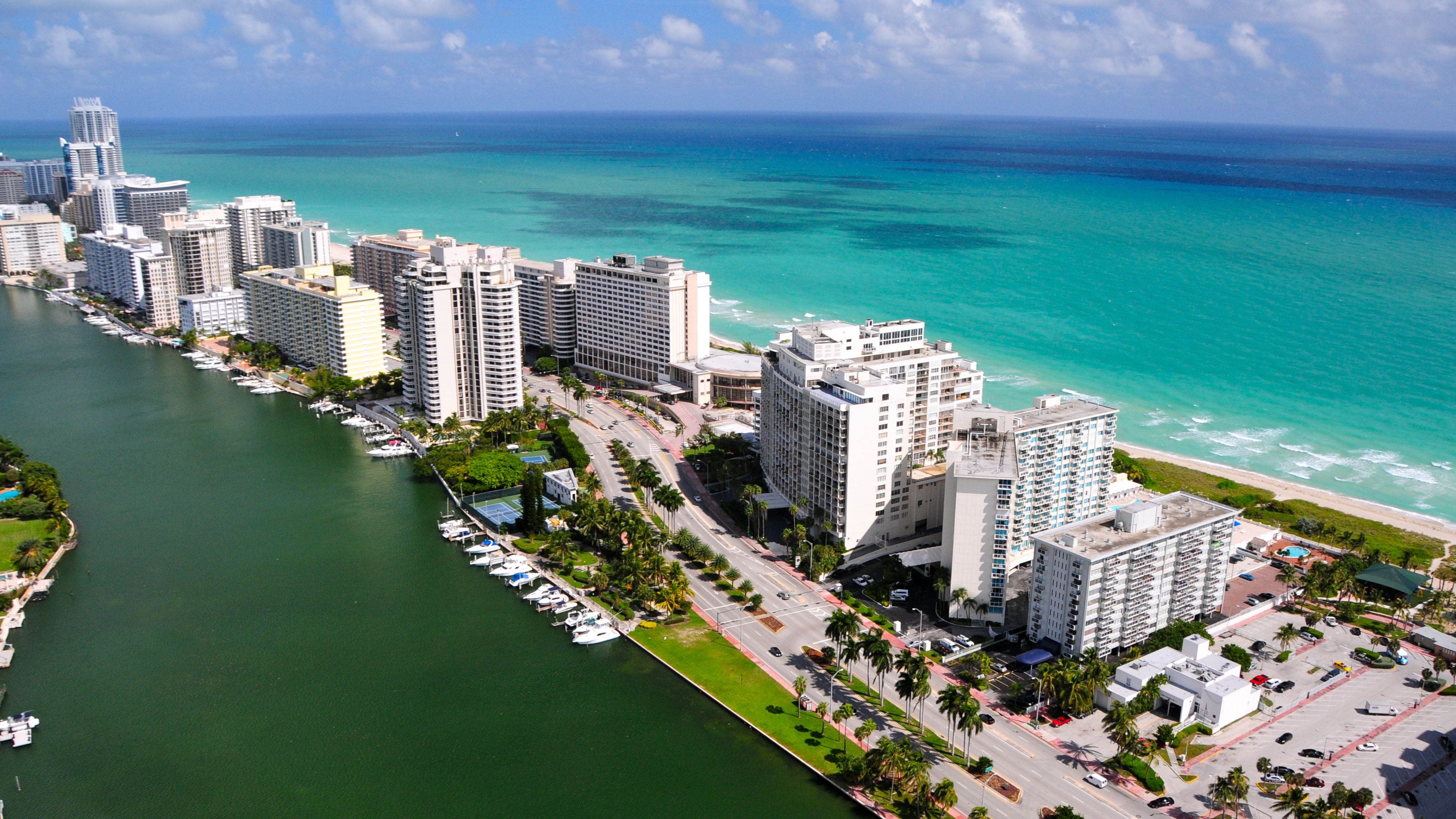 Miami shoreline