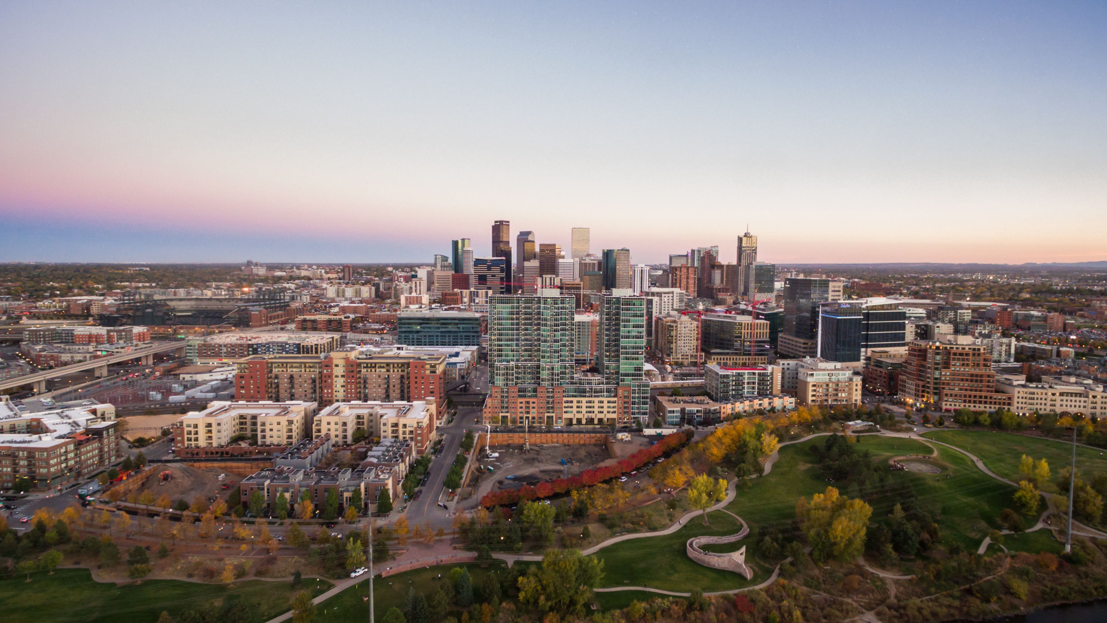 Denver downtown view