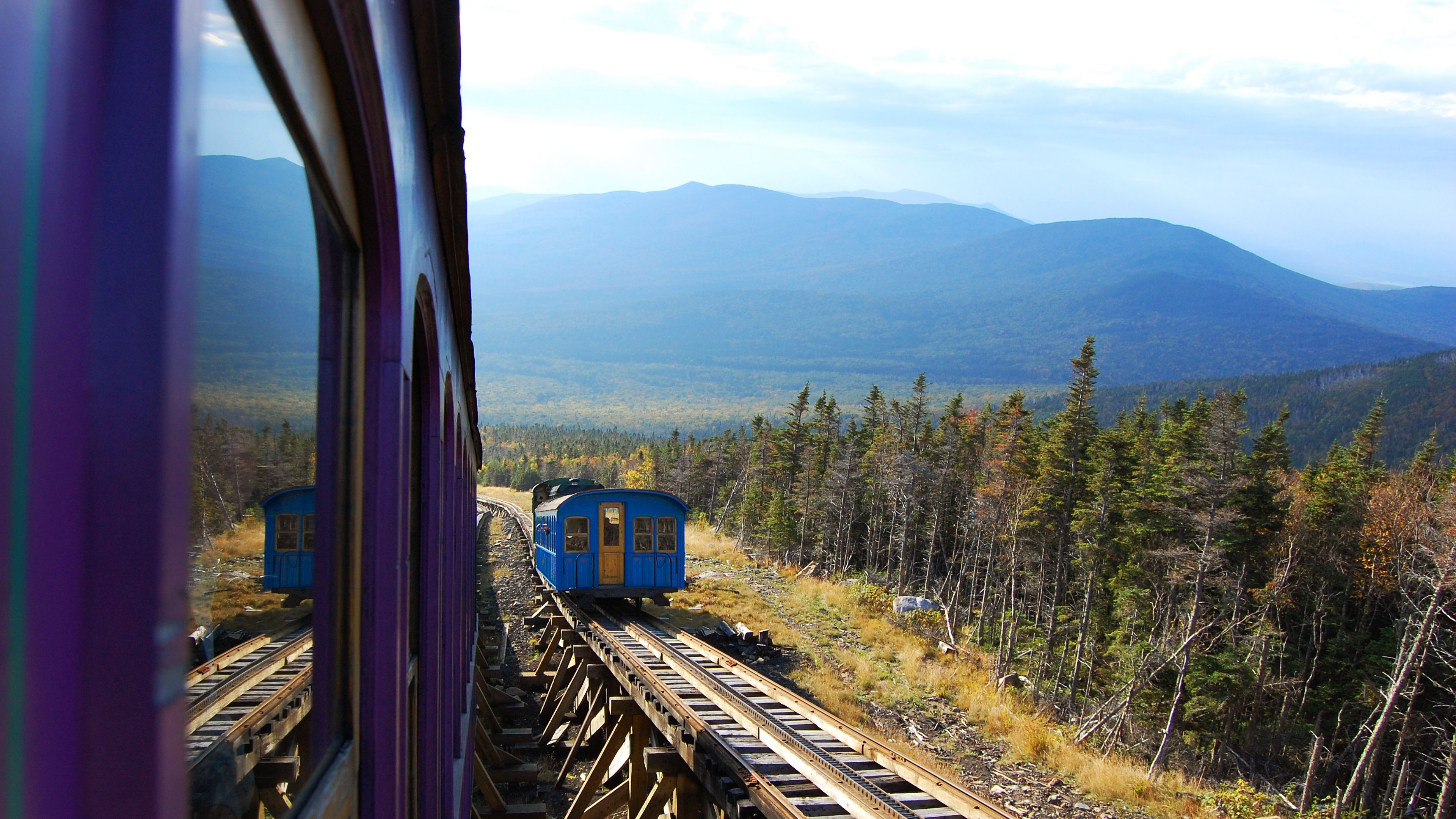 Train on tracks