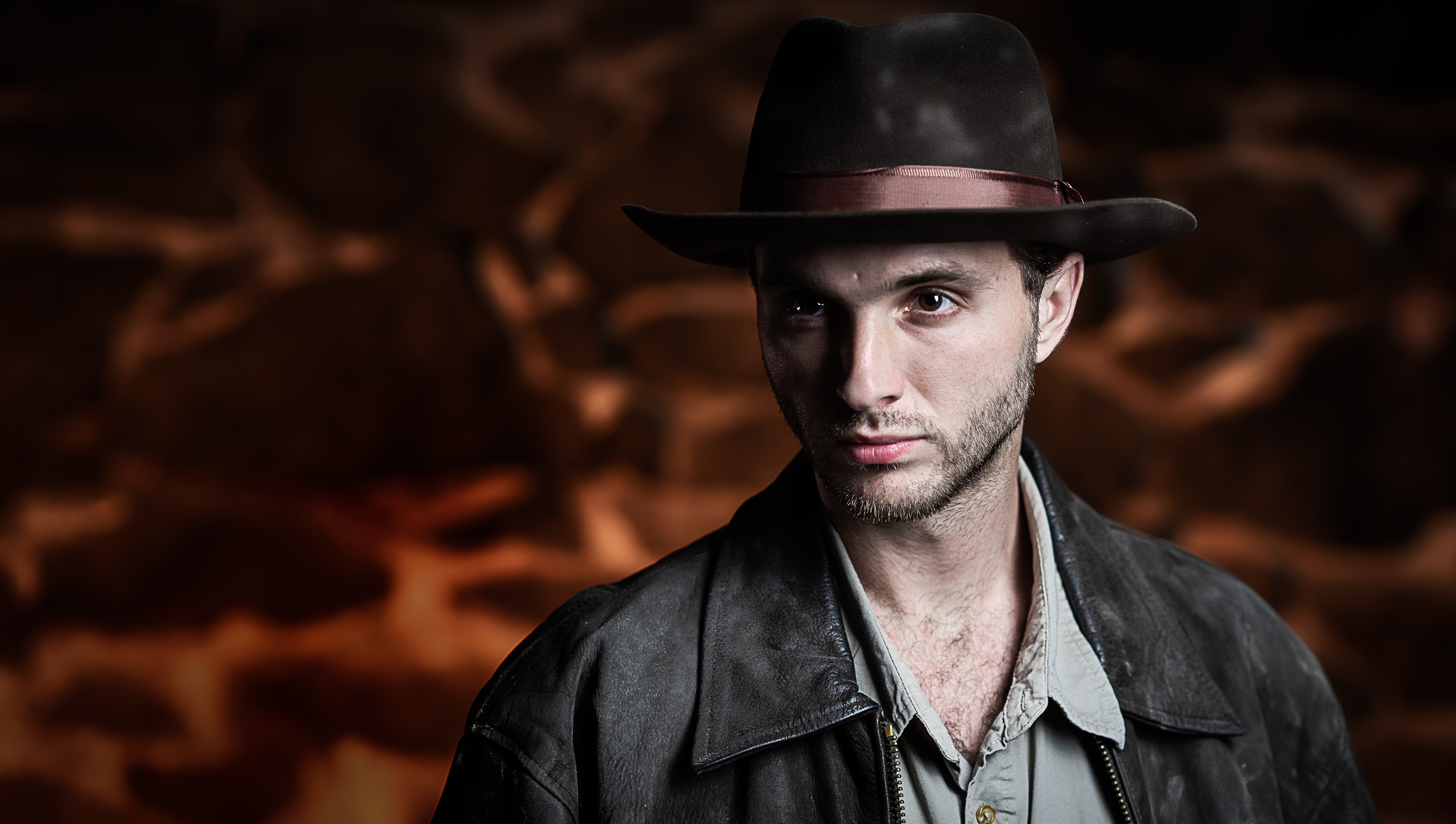 man adventurer. Indiana Jones.; Shutterstock ID 1121327723; purchase_order: ; job: 11792436-2754-A0; client: Hertz US; other: Laura