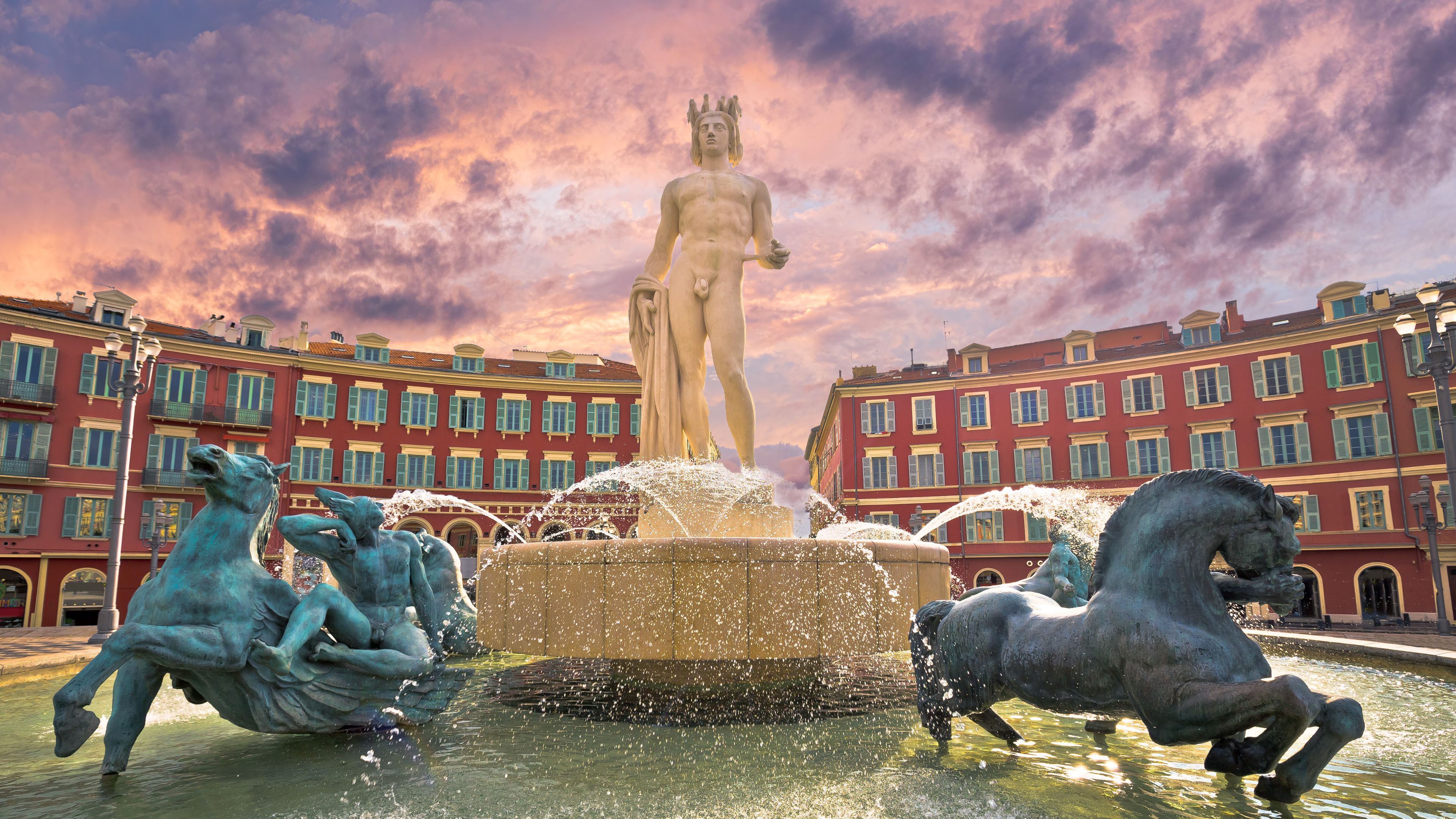 Square Massena Fontaine du Soleil - Nice