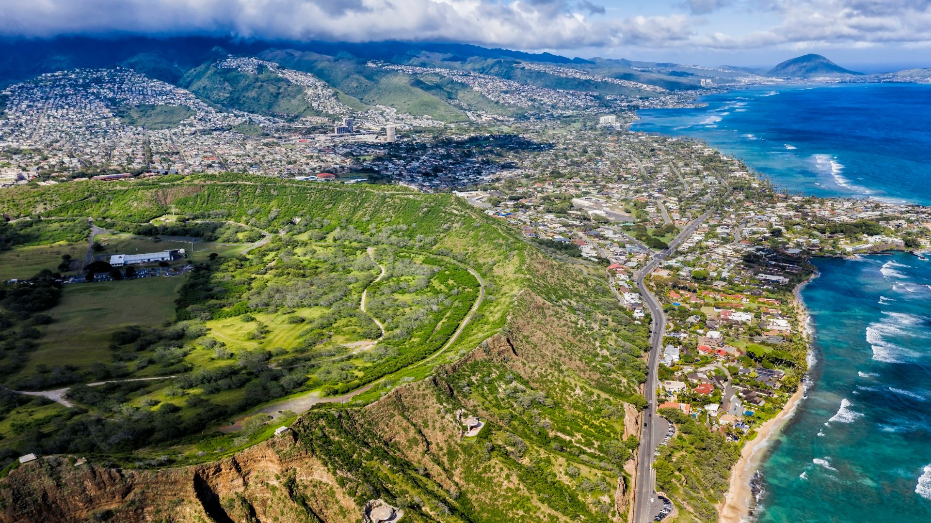 aerial view of Hawaii