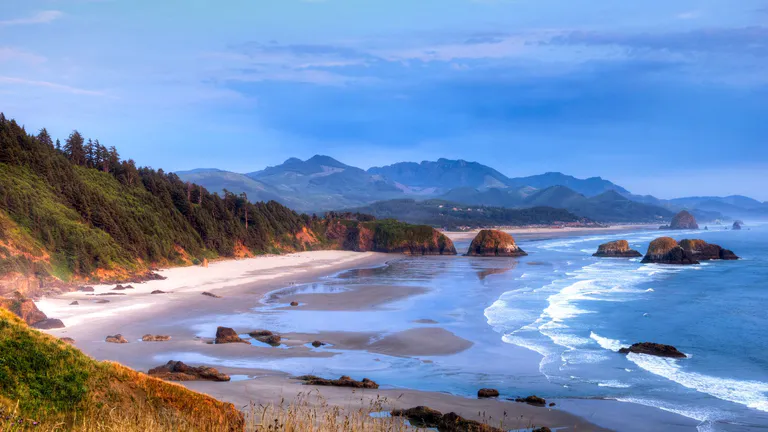 Ecola State Park beach view