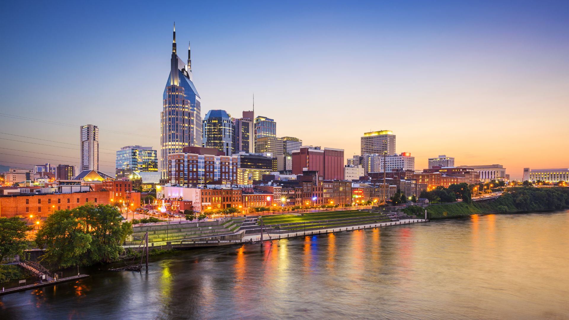 view of Nashville, Tennessee view of Nashville, Tennessee