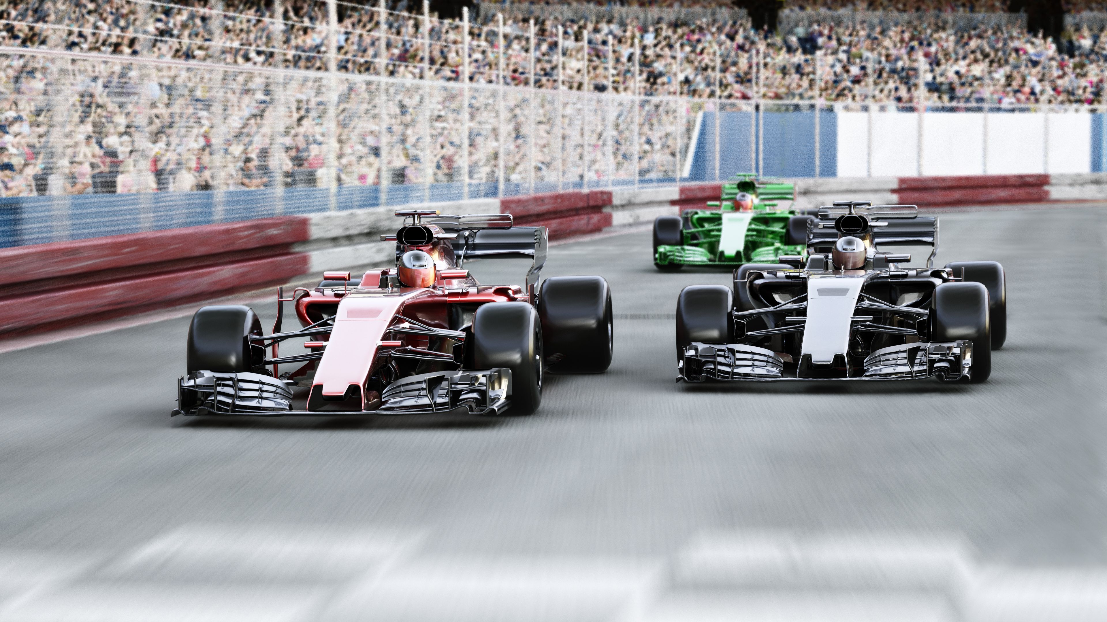 car racing in a race tracking car racing in a race tracking