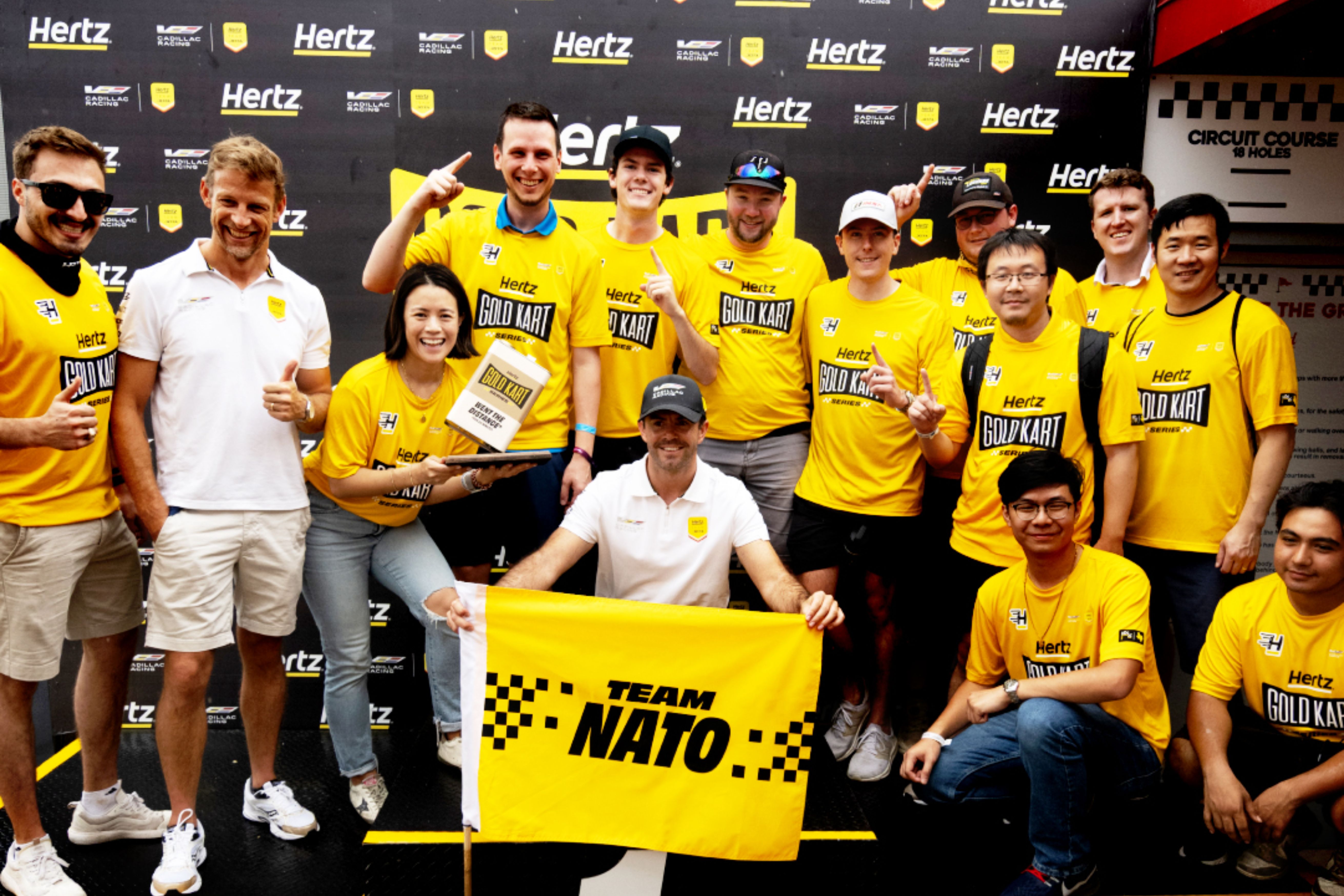 gold kart winning team