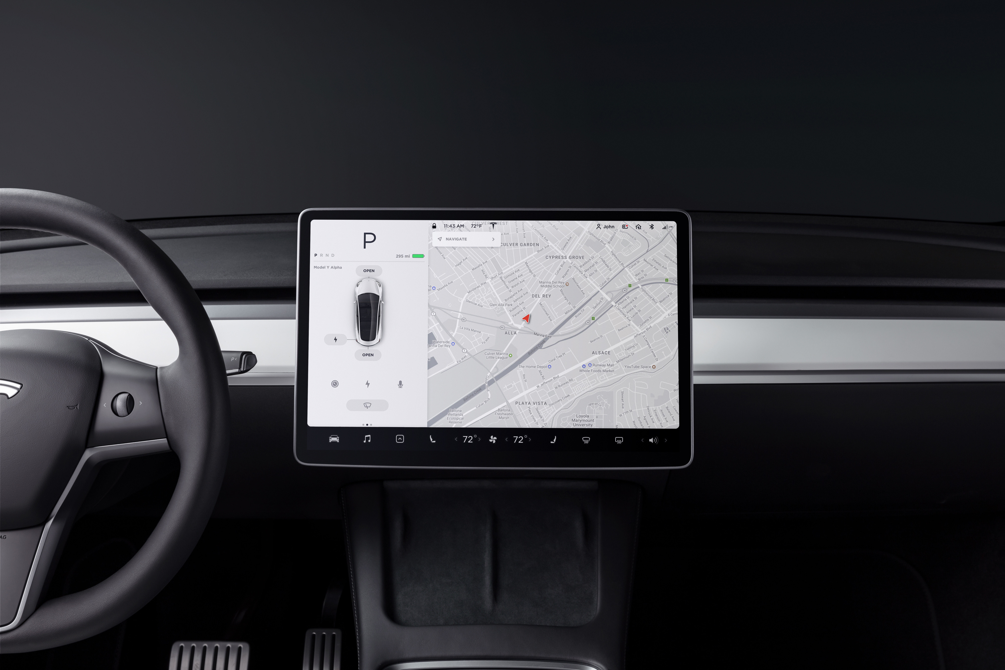 Tesla Car Display